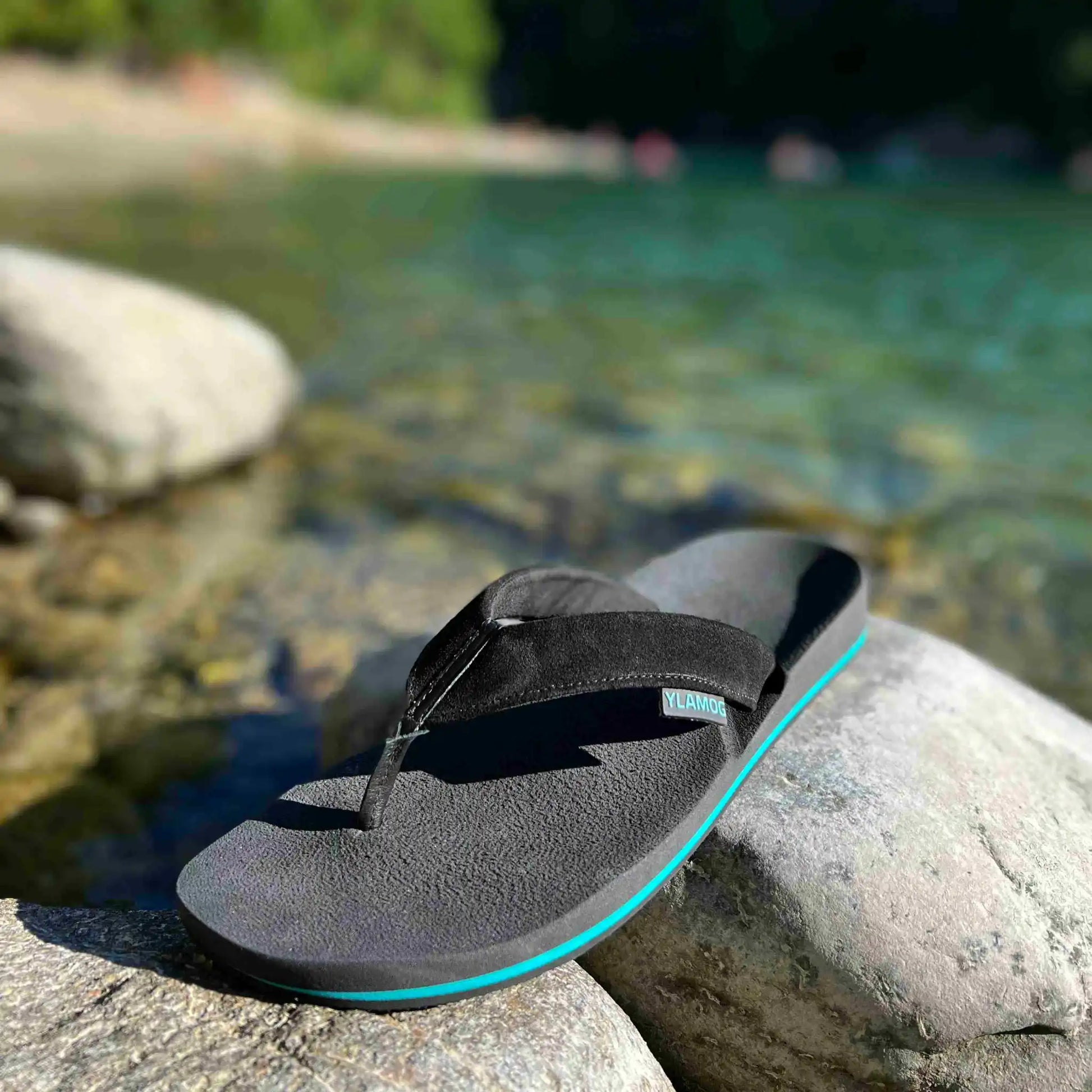 Custom handmade flip flop our RAW slipper Ylamog
